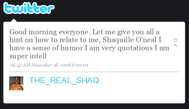 shaq is quotatious